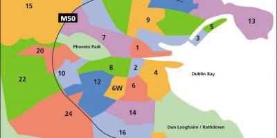 Mapa Dublin arlo