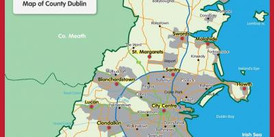 Mapa Dublin konderriko